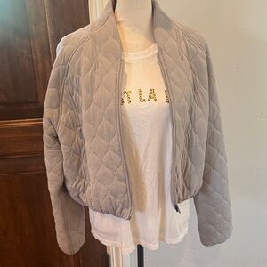 Lululemon Athletica Quilted Gray Puffer Jacket